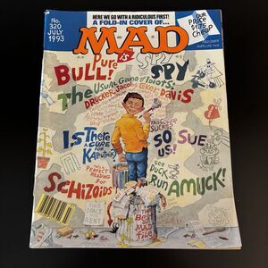 Mad Magazine July 1993 Number 320 A Few Good Men Disney Vintage